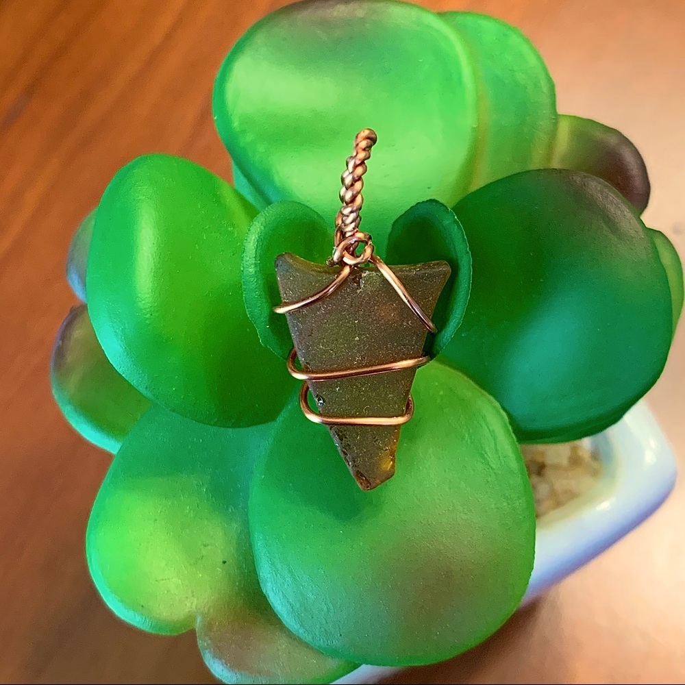Hand Crafted Sea Glass Pendant